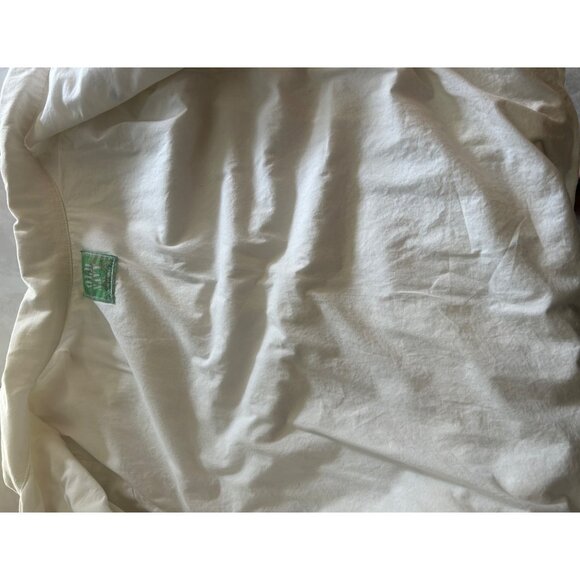 Old Navy Womens XL Utility Jacket Ivory Linen Blend Multiple Pockets - Picture 5 of 10